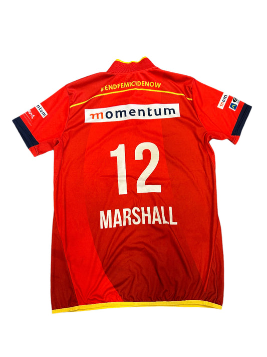 Wesley Marshall Imperial Lions 1DC Match Worn SS Playing Shirt