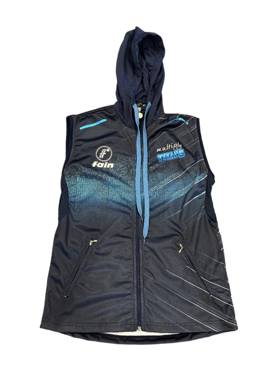 Multiply Titans Player Issue Full Zip Hooded Training Gilet