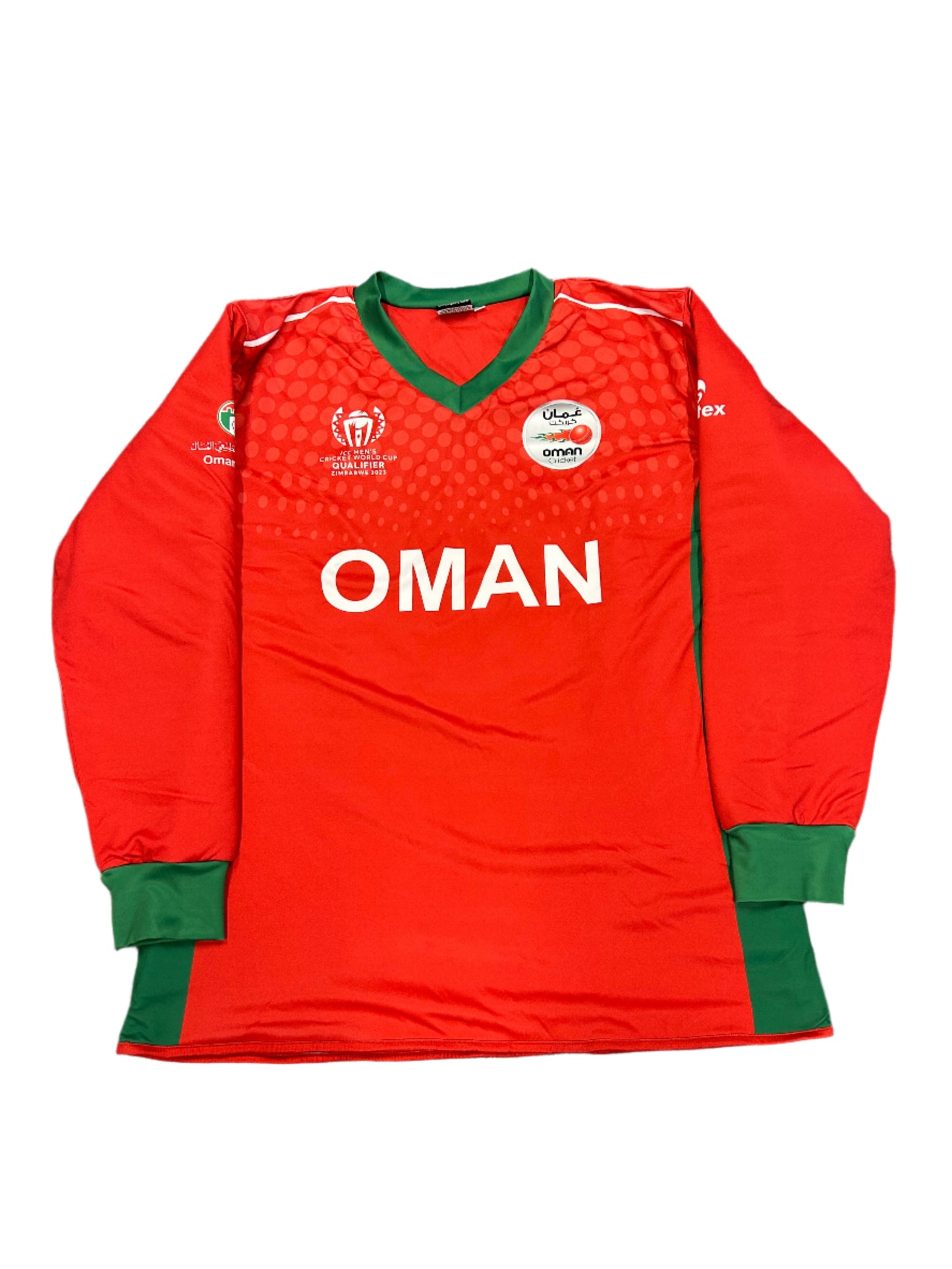 Oman 2023 World Cup Qualifier Player Issue LS Playing Jumper