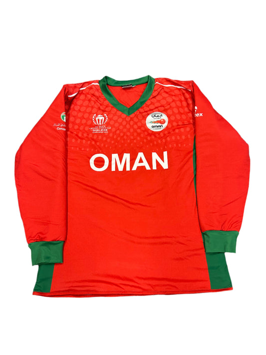 Oman 2023 World Cup Qualifier Player Issue LS Playing Jumper