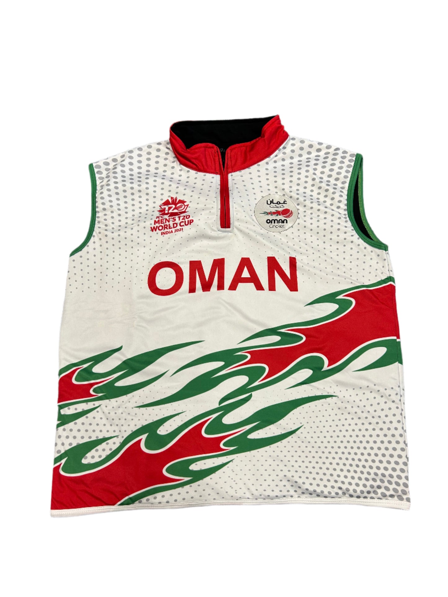 Oman 2021 CWC Player/Staff Issue Sleeveless Training Pullover