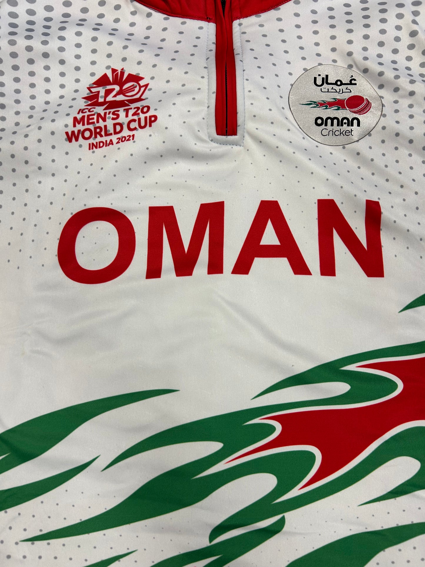 Oman 2021 CWC Player/Staff Issue Sleeveless Training Pullover