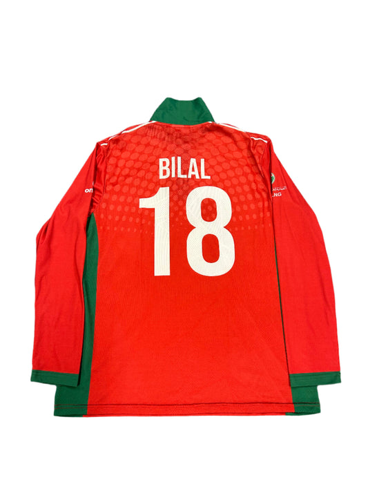 Bilal Khan Oman 2023 World Cup Qualifier Match Worn LS Playing Shirt