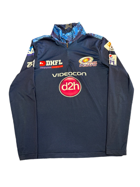 Mumbai Indians 2014 IPL Player Issue LS Training T-Shirt