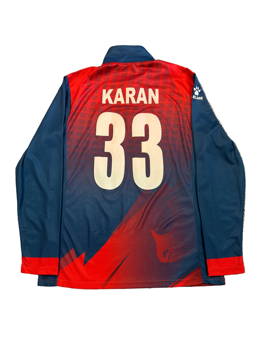 Karan KC Nepal ODI Match Issue LS Playing Shirt
