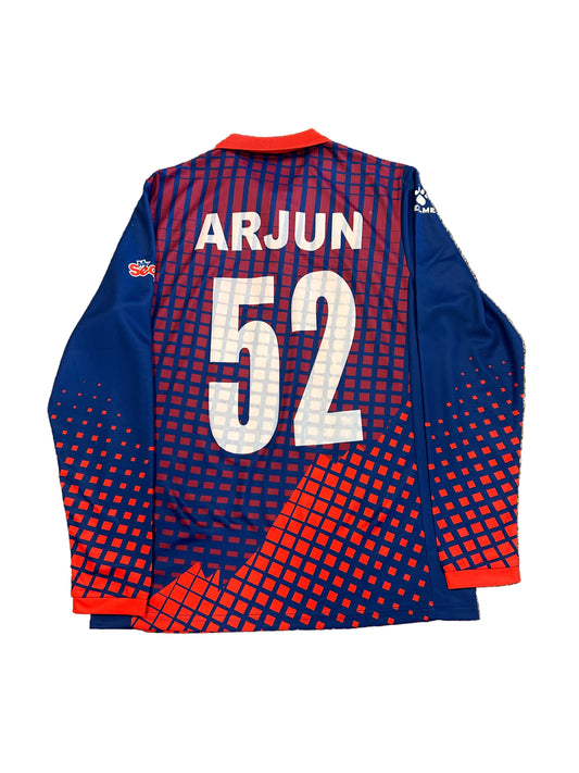 Arjun Saud Nepal 2023 ODI World Cup Qualifier Match Worn LS Playing Shirt