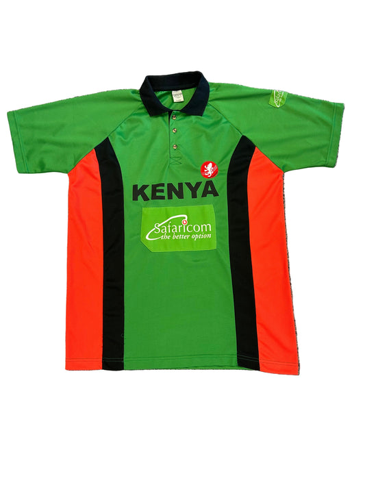 Ragheb Aga Kenya 2004 Match Worn SS Playing Shirt