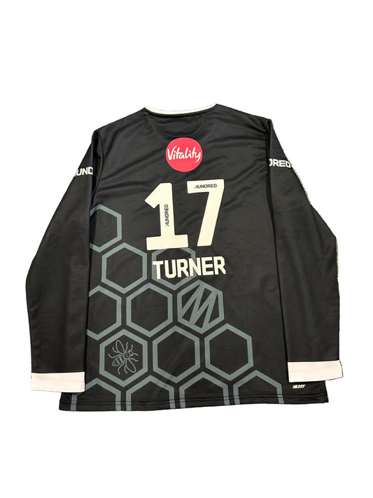 Ashton Turner Manchester Originals 2023 Hundred Match Worn LS Playing Jumper