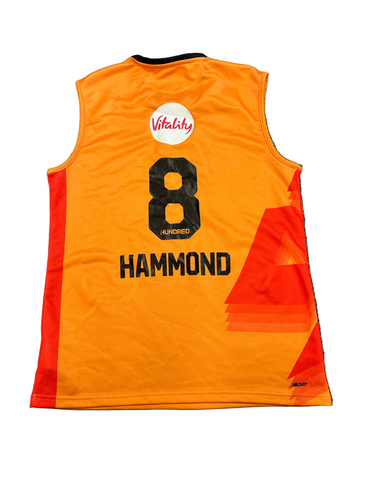 Miles Hammond Birmingham Phoenix 2023 Hundred Match Worn Playing Pullover