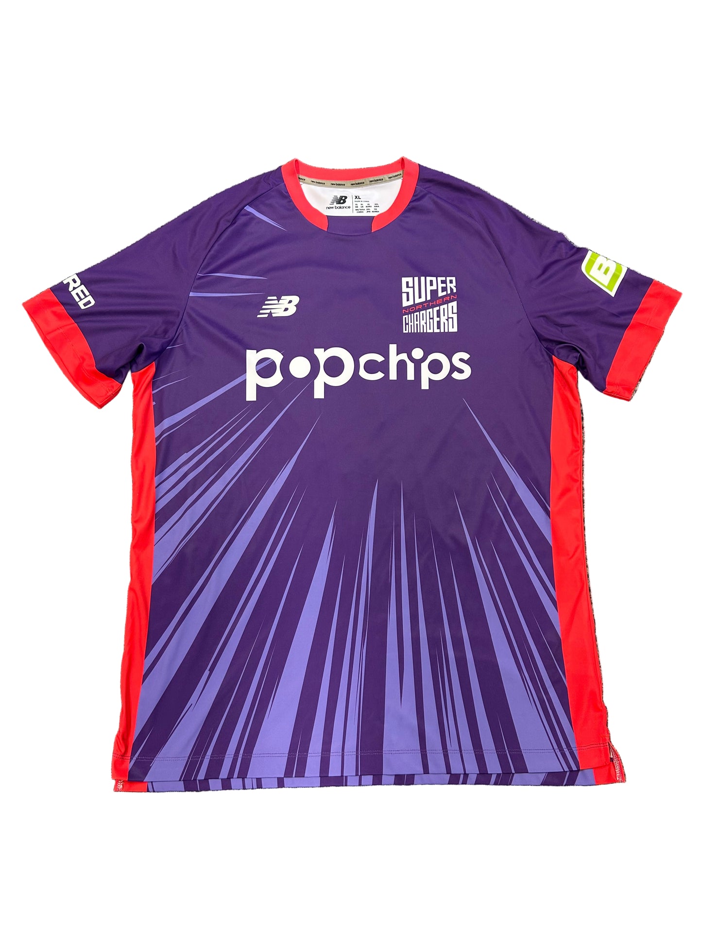 Matt Short Northern Superchargers 2024 Hundred Match Worn SS Playing Shirt