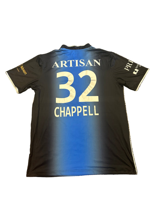 Zak Chappell Rangpur Riders 2024 GSL Match Worn SS Playing Shirt