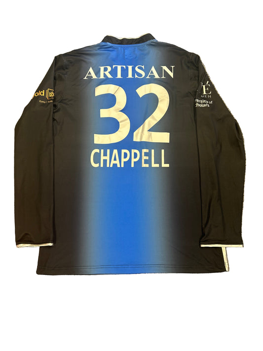 Zak Chappell Rangpur Riders 2024 GSL Match Worn LS Playing Shirt