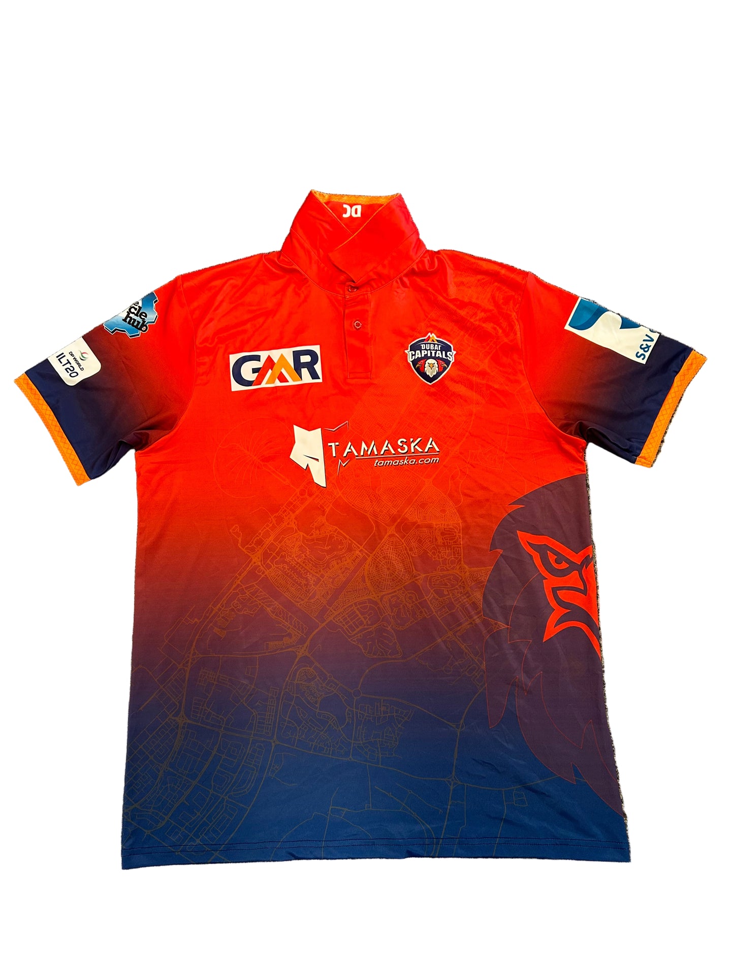 Obed McCoy Dubai Capitals 2025 ILT20 Match Worn SS Playing Shirt