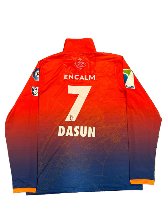 Dasun Shanaka Dubai Capitals 2025 ILT20 Match Issue LS Playing Shirt
