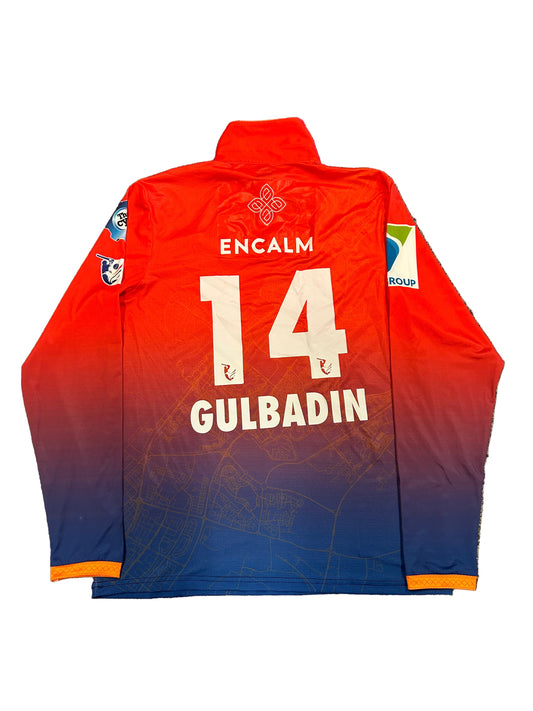 Gulbadin Naib Dubai Capitals 2025 ILT20 Match Issue LS Playing Shirt