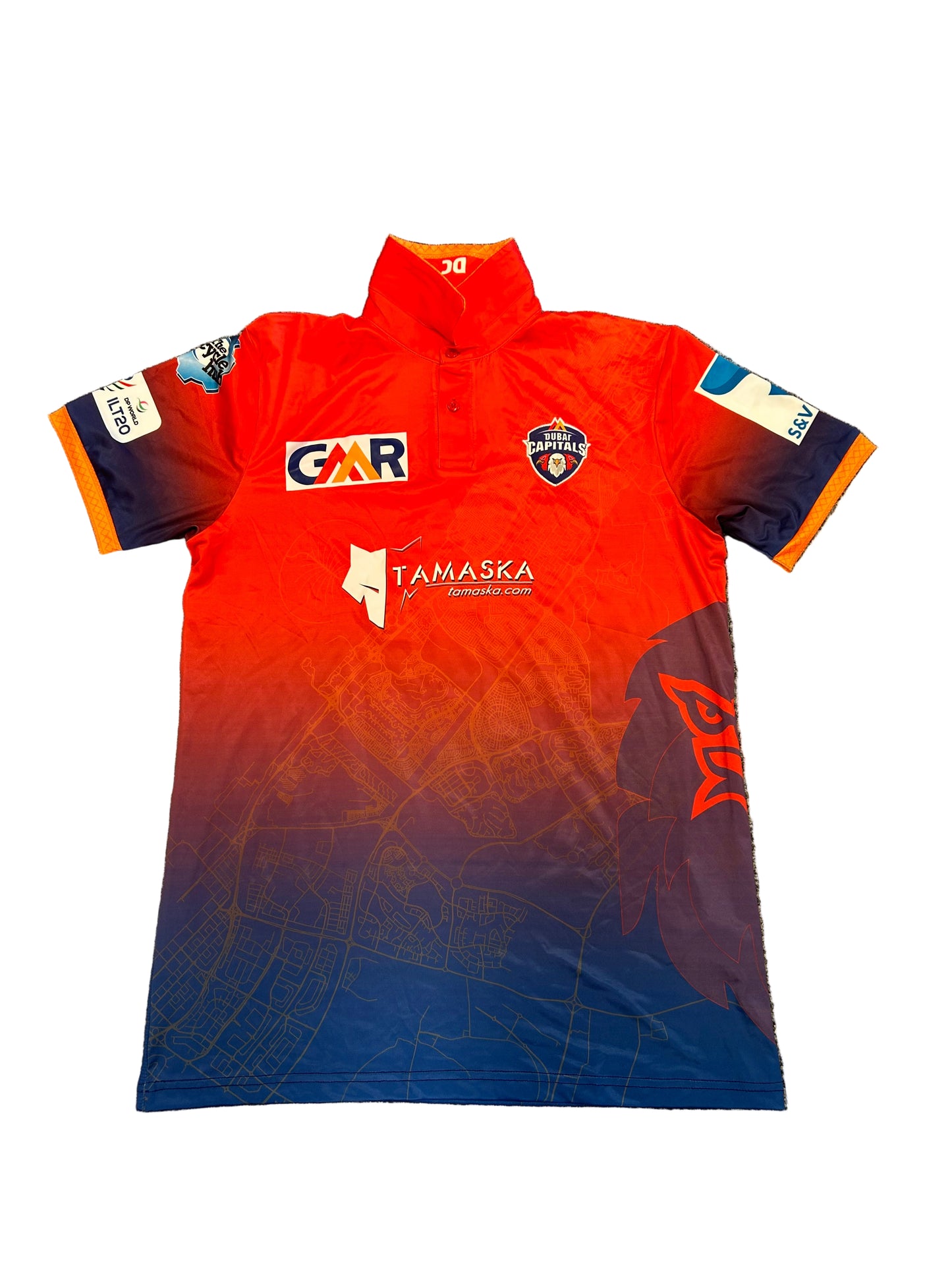 Najibullah Zadran Dubai Capitals 2025 ILT20 Match Worn SS Playing Shirt