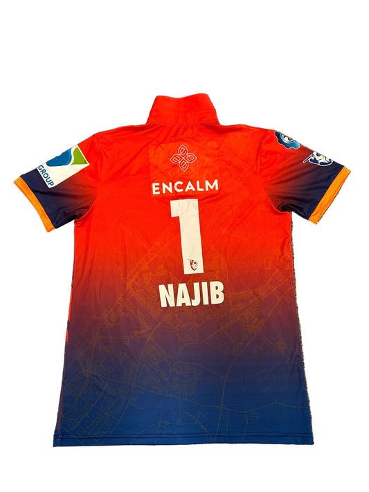 Najibullah Zadran Dubai Capitals 2025 ILT20 Match Worn SS Playing Shirt