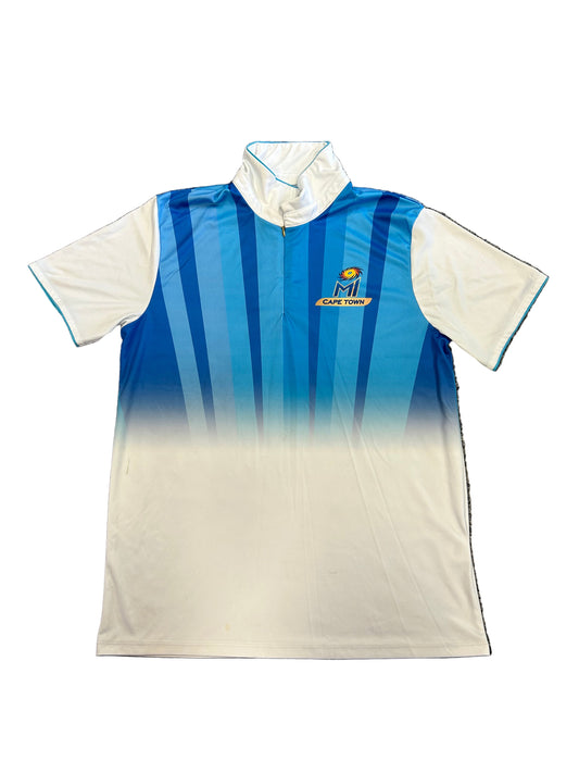 MI Cape Town 2023 SA20 Player Issue Travel & Media Polo Shirt