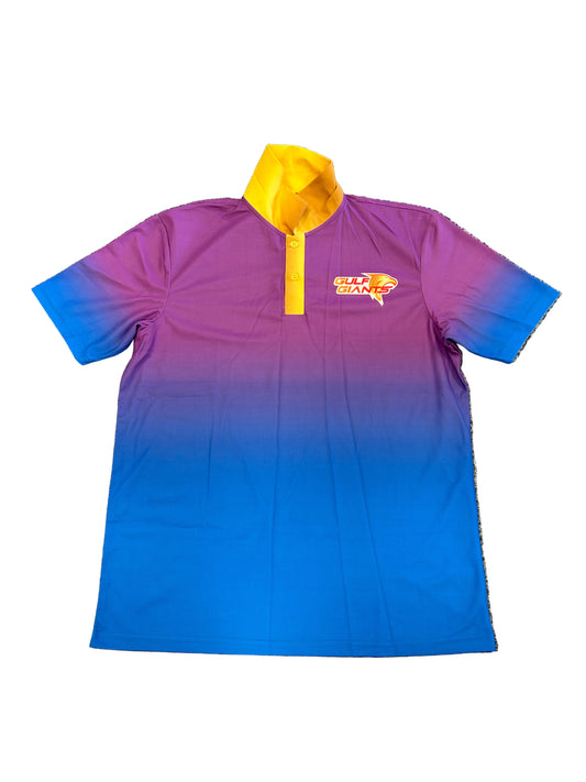 Gulf Giants 2025 ILT20 Player Issue Travel Polo