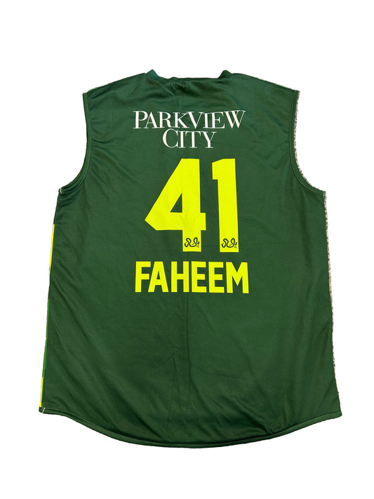Faheem Ashraf Pakistan 2024 ODI Match Worn Playing Pullover