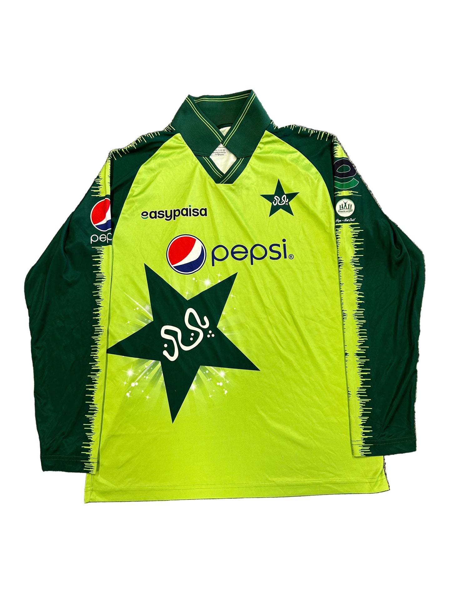 Imad Wasim Pakistan 2021 T20 Match Worn LS Playing Shirt