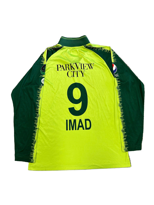 Imad Wasim Pakistan 2021 T20 Match Worn LS Playing Shirt