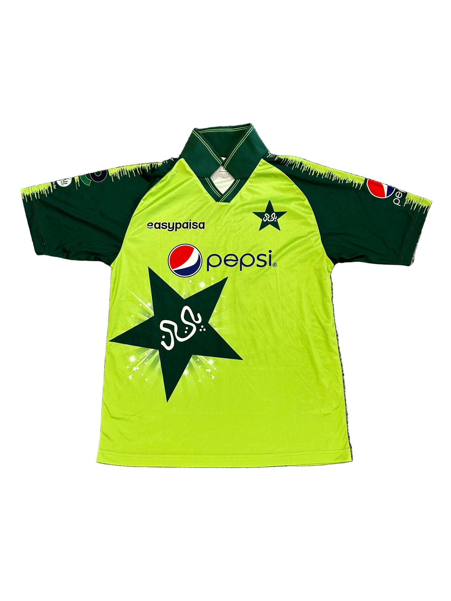 Muhammad Hasnain Pakistan 2021 T20 Match Worn SS Playing Shirt