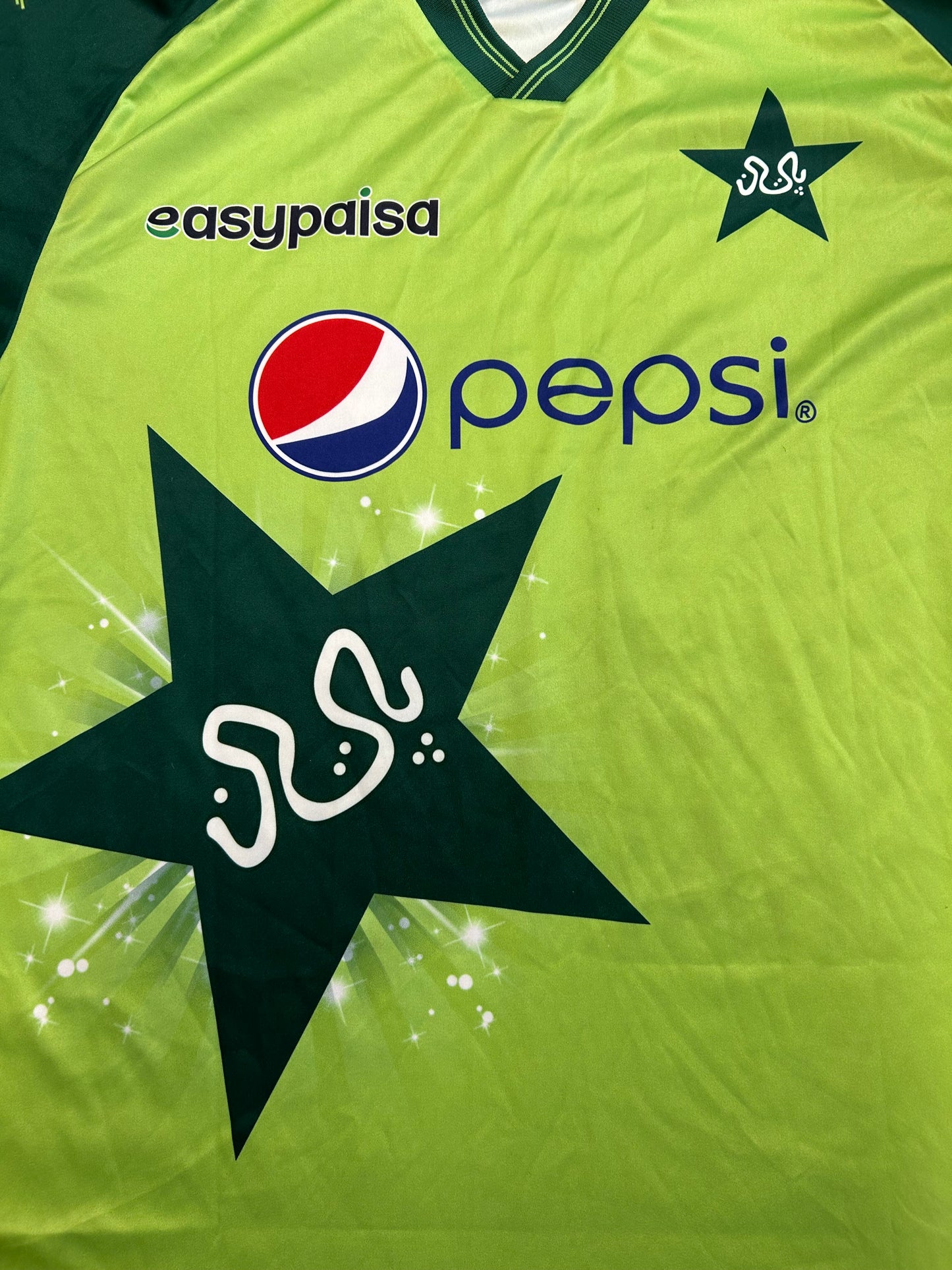Muhammad Hasnain Pakistan 2021 T20 Match Worn SS Playing Shirt