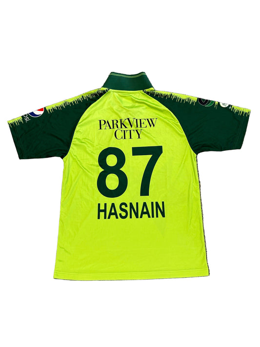 Muhammad Hasnain Pakistan 2021 T20 Match Worn SS Playing Shirt