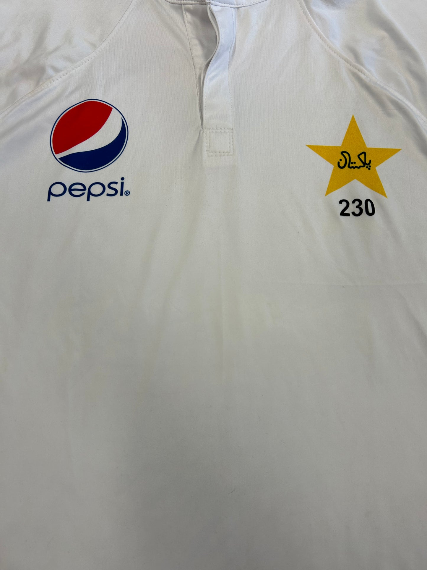 Faheem Ashraf Pakistan 2018 Test Match Worn SS Playing Shirt