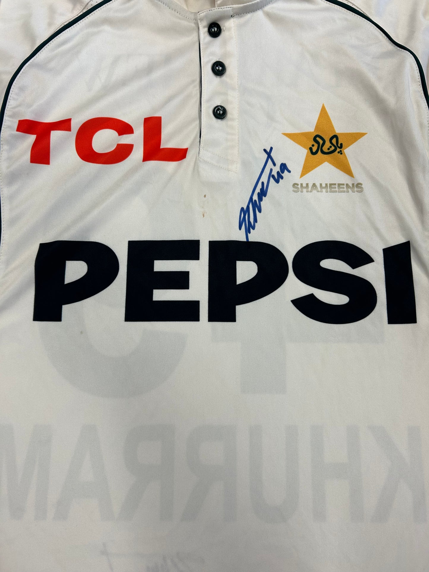 Khurram Shahzad Pakistan Shaheens (Pakistan A) 2024 Signed Test Match Worn LS Playing Shirt
