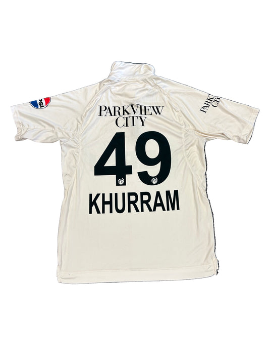 Khurram Shahzad Pakistan 2025 Test Match Worn SS Playing Shirt