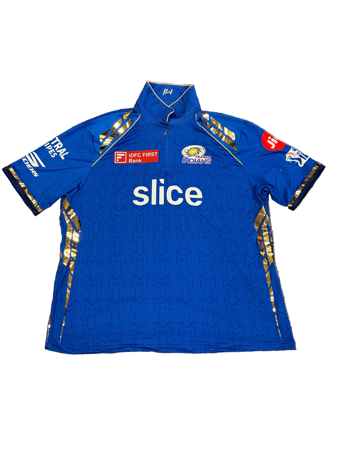 Tim David Mumbai Indians 2024 IPL Match Worn SS Playing Shirt
