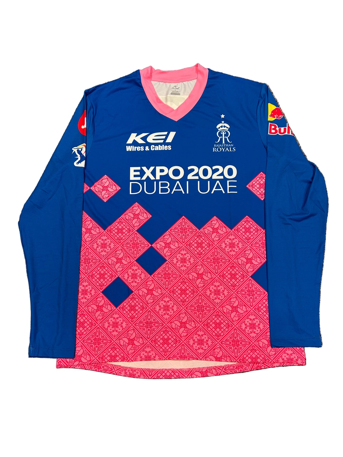 David Miller Rajasthan Royals 2021 IPL Match Worn LS Playing Shirt