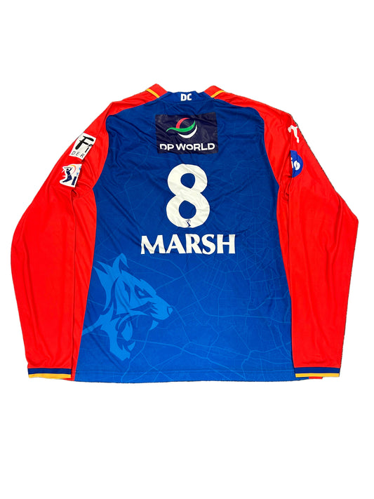 Mitch Marsh Delhi Capitals 2024 IPL Match Worn LS Playing Shirt