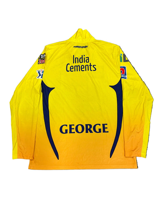 Chennai Super Kings 2013 IPL Staff Issue LS Playing Shirt