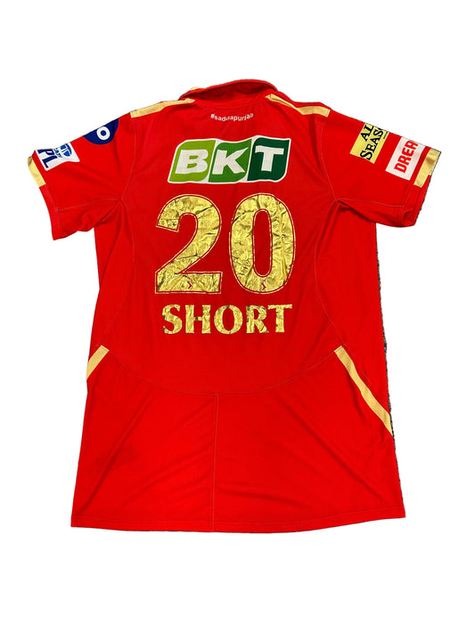Matt Short Punjab Kings 2023 IPL Match Worn SS Playing Shirt