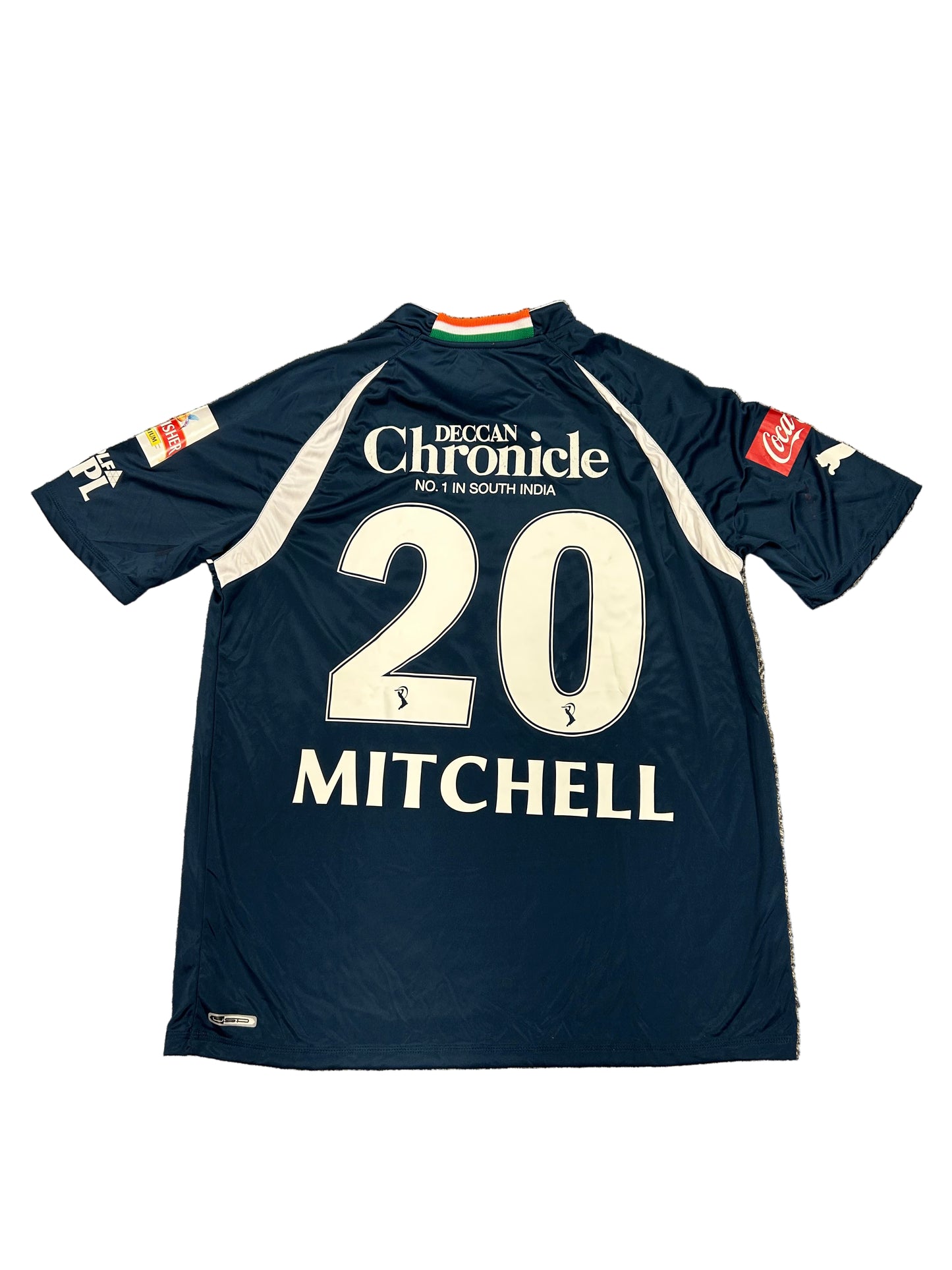 Mitch Marsh Deccan Chargers 2010 IPL Match Worn SS Playing Shirt