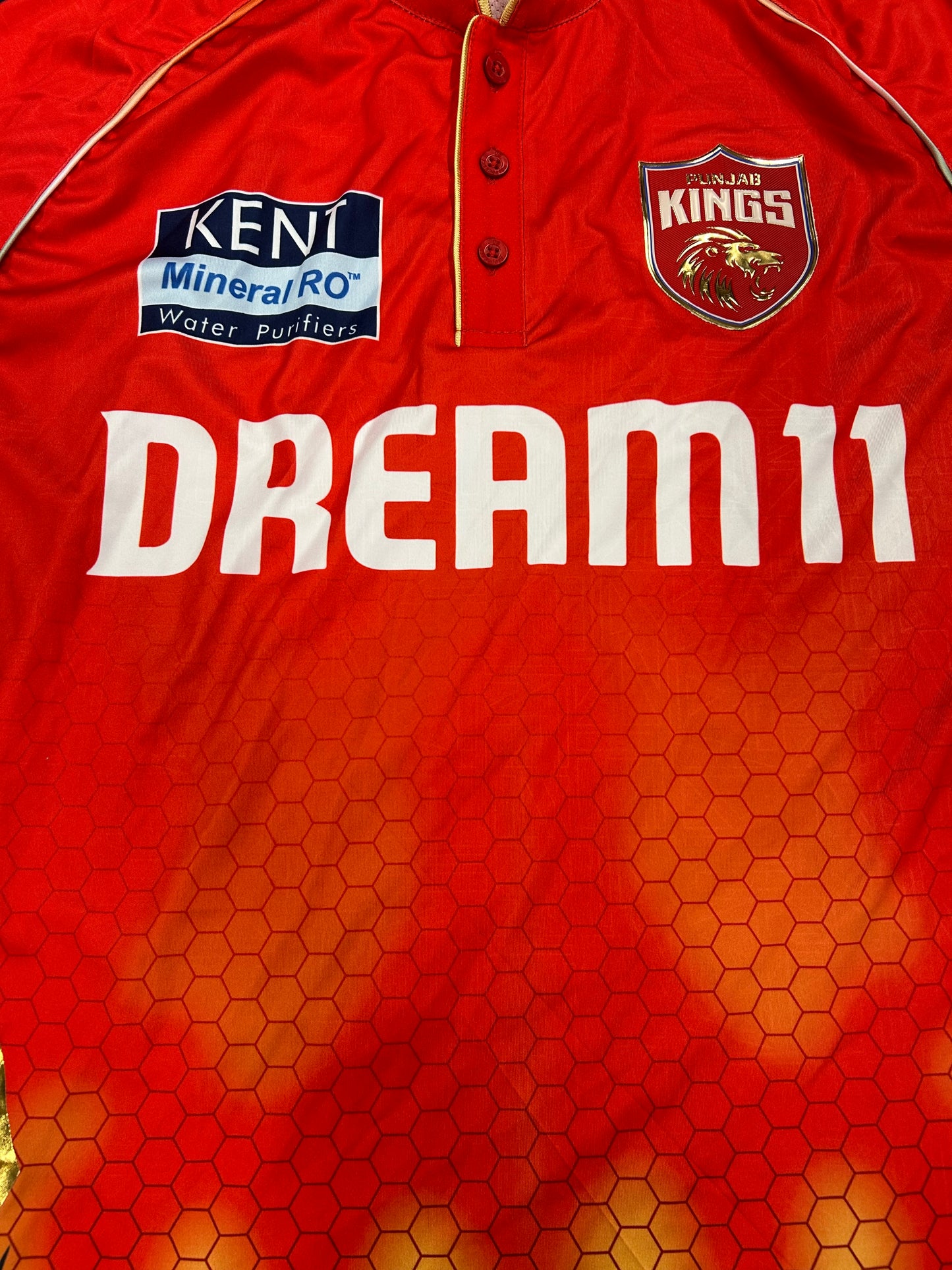 Arshdeep Singh Punjab Kings 2025 IPL Match Worn SS Playing Shirt