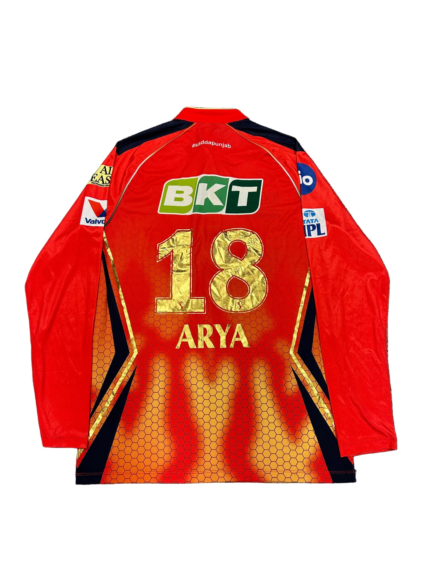 Priyansh Arya Punjab Kings 2025 IPL Match Worn LS Playing Shirt