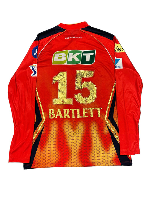 Xavier Bartlett Punjab Kings 2025 IPL Match Issue LS Playing Shirt