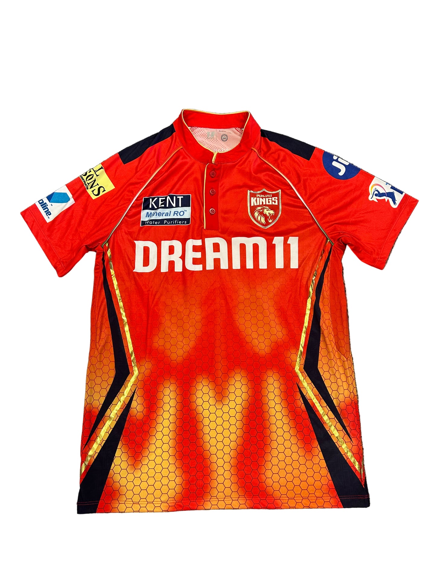 Josh Inglis Punjab Kings 2025 IPL Match Issue SS Playing Shirt