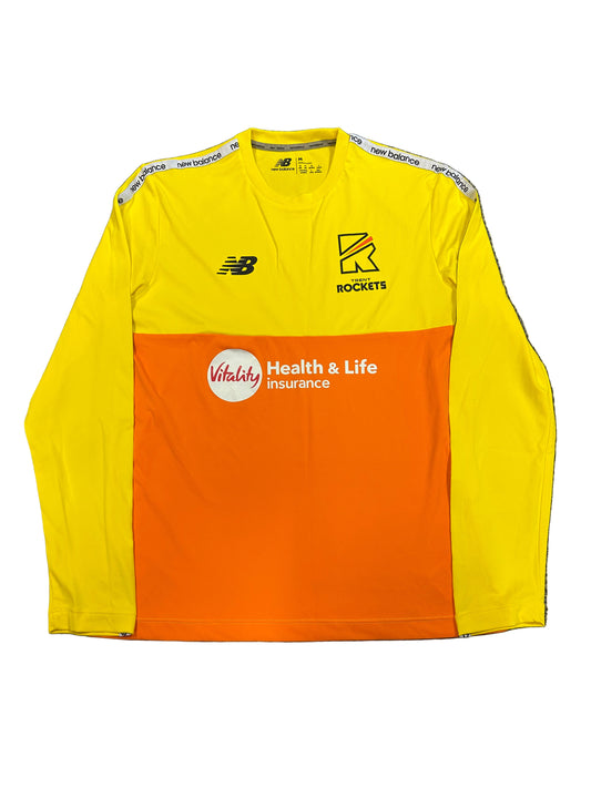 Trent Rockets 2024 Player Issue LS Training T-Shirt