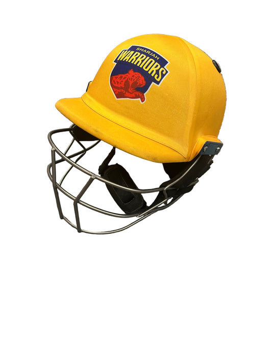 Sharjah Warriors ILT20 Shrey Masterclass Air 2.0 Match Used Cricket Helmet
