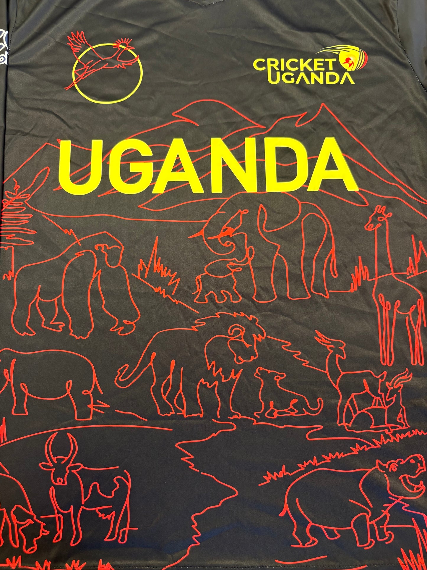 Uganda 2026 T20 Player Issue Blackout SS Playing Shirt