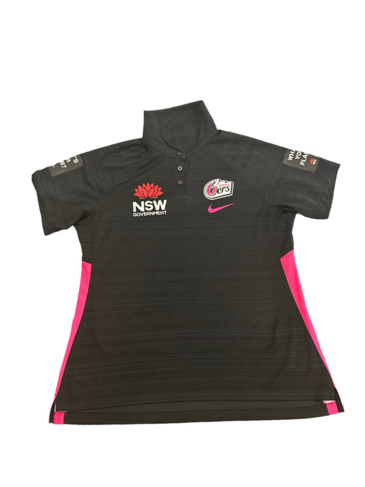 Sydney Sixers WBBL Player Issue Travel & Media Polo Shirt