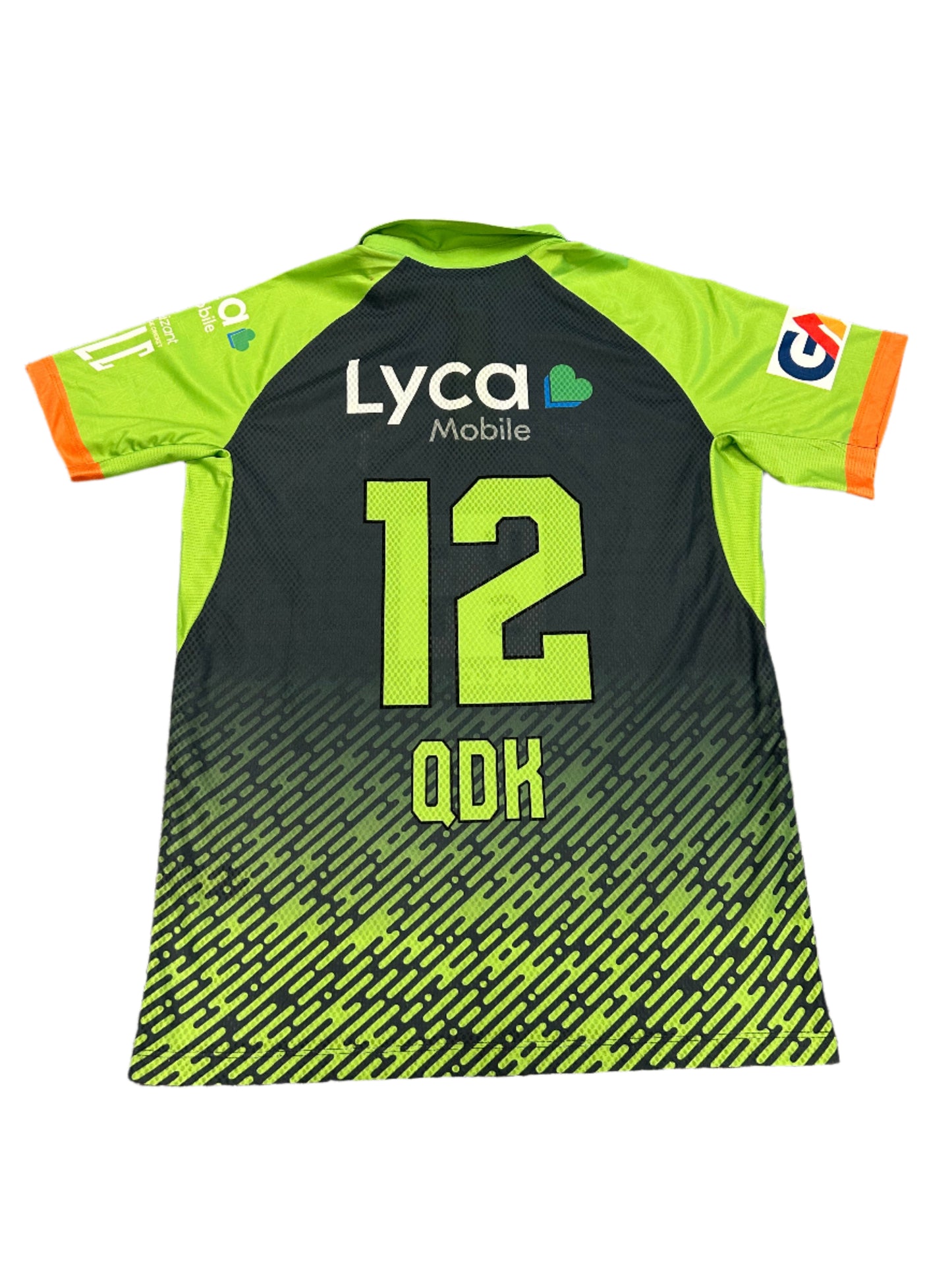 Quinton De Kock Seattle Orcas 2024 MLC Match Issue SS Playing Shirt