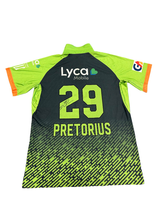 Dwaine Pretorius Seattle Orcas 2024 MLC Player Issue Signed SS Playing Shirt
