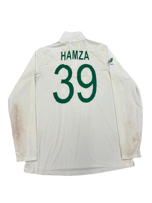 Zubayr Hamza South Africa A Test Match Worn LS Playing Shirt