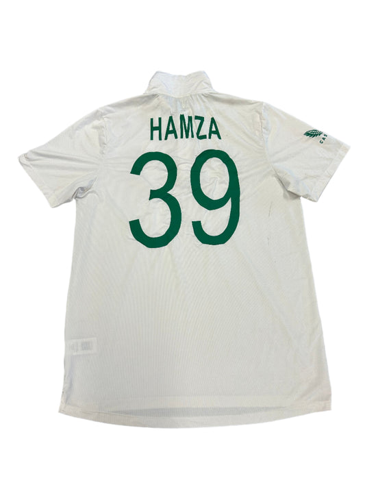 Zubayr Hamza South Africa A Test Match Worn SS Playing Shirt